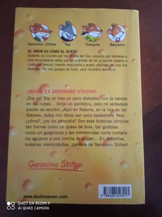 2 libros de Gerónimo Stilton