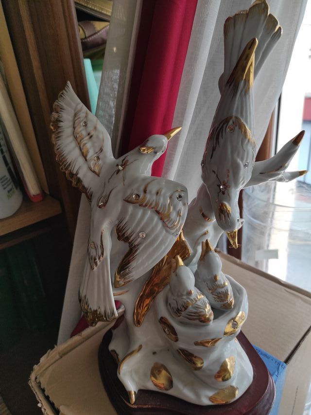 Pájaros de ceramica