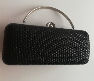 Bolso Fiesta lentejuelas negras y plateados