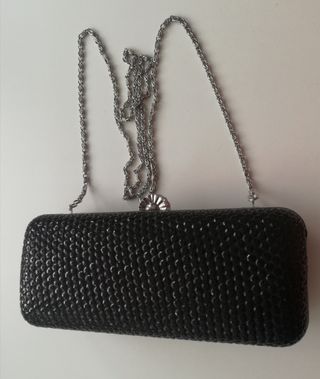 Bolso Fiesta lentejuelas negras y plateados