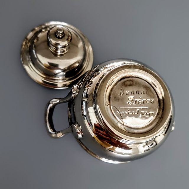 Juego de Te árabe baño de plata