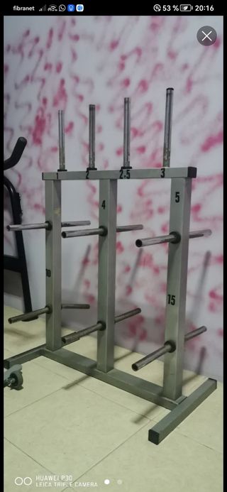 rack de discos triple Soporte profesional 