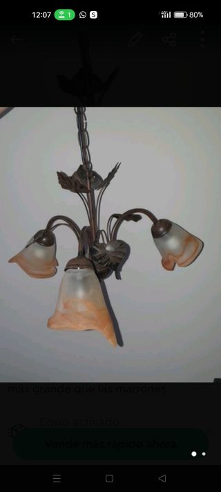 lampara techo  habitación salón