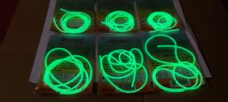 LOTE X6 TUBO STONFO FLUO GOMA 1MT MODEL Nº2 