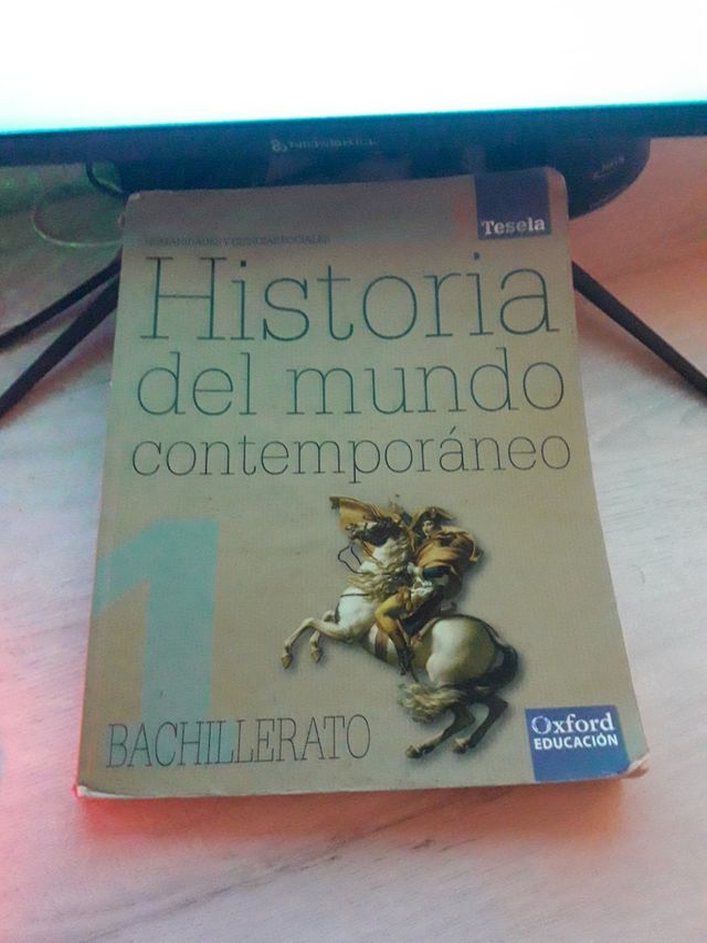 Libro historia del mundo contemporáneo 1 bachiller