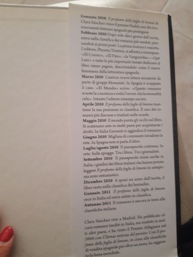 Il profumo delle foglie di limone