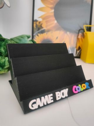 Nintendo Game boy color soporte 8 juegos 3D stand 
