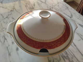 Juego de Consomé  de porcelana Santa Clara