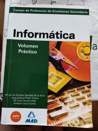 Temario oposiciones secundaria FP informática 507