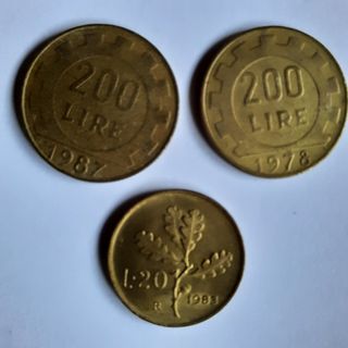 monedas italianas