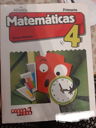 LIBROS MATEMATICAS ANAYA 4 PRIMARIA