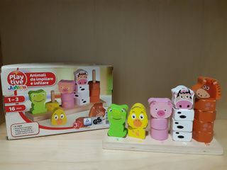 Lote de juguetes para 1-3 años (madera)