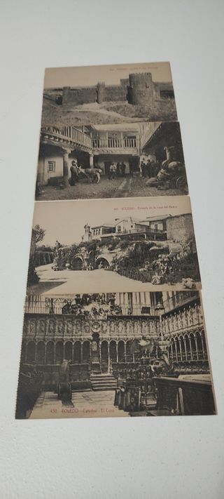 17 POSTALES ANTIGUAS DE TOLEDO