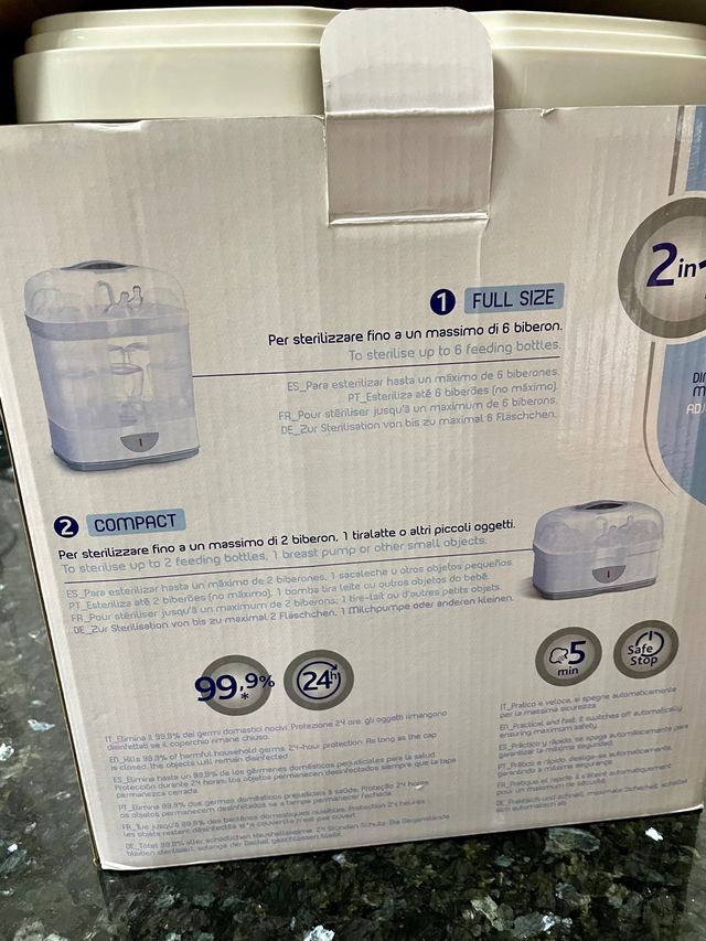 Esterilizador de biberones