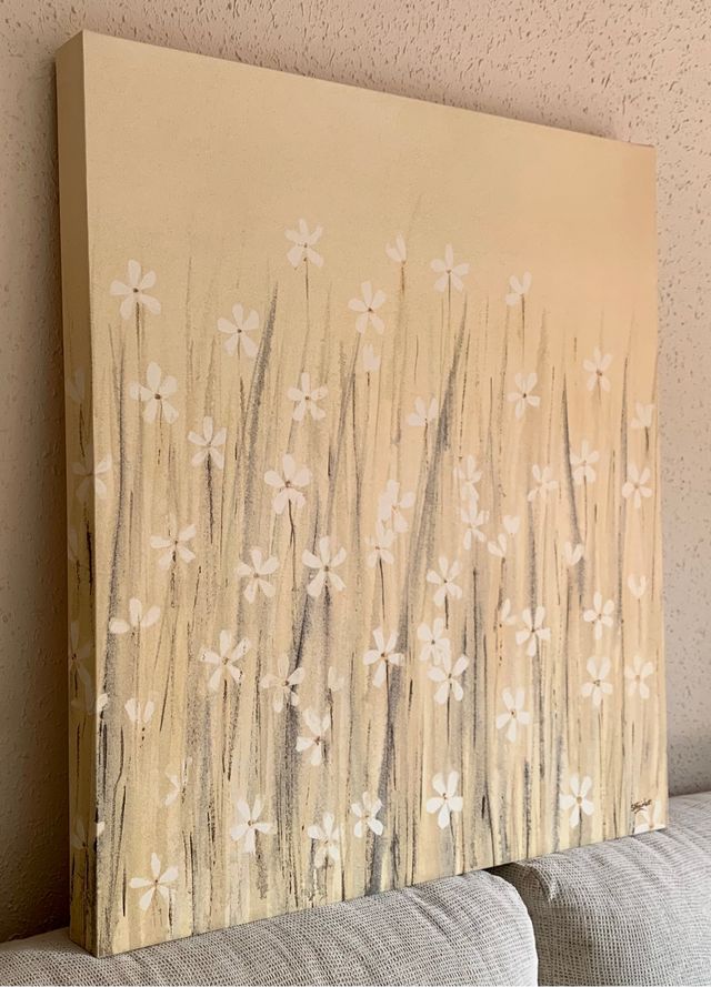 Dos cuadros iguales de 90x90 de Ikea.