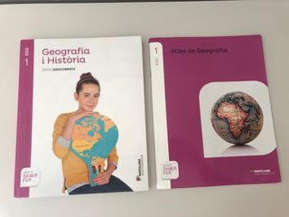 Geografía i historia 1 ESO + Atles 9788490475324