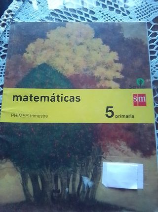 libro matemáticas 5 primaria Ed SM Savia