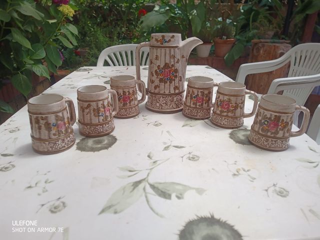 Brocca e boccali ceramica Vietri