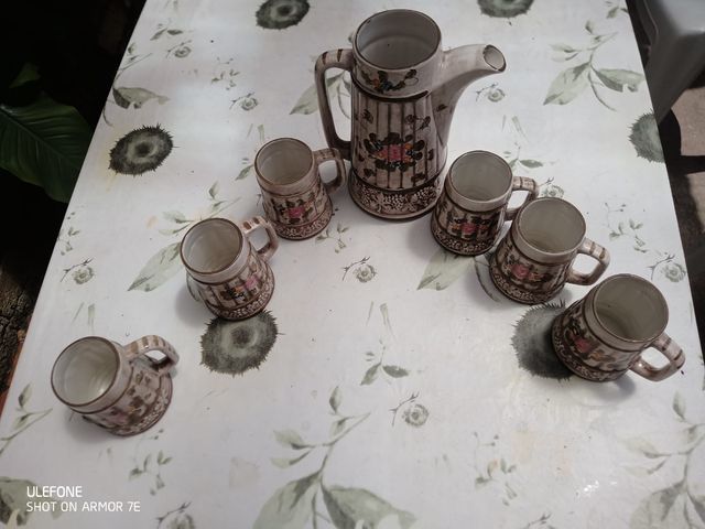 Brocca e boccali ceramica Vietri