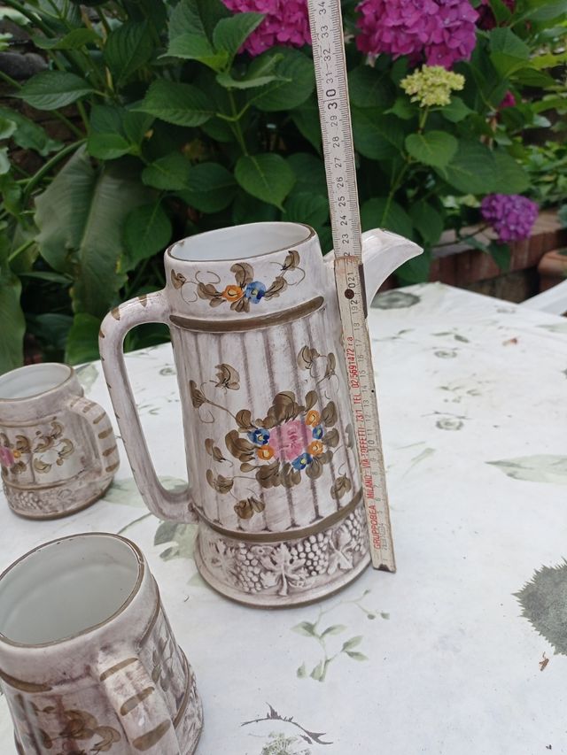 Brocca e boccali ceramica Vietri