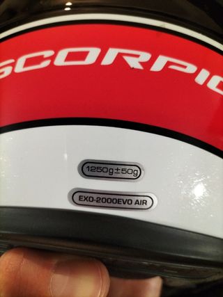 casco marca scorpion exo 2000 evo air talla S