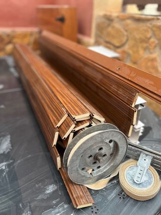 Persiana de aluminio con fibra Vidrio