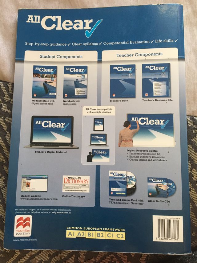 Libro de actividades de Inglés,2ºEso.All Clear