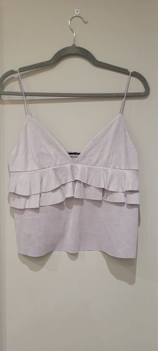 Camiseta de tirantes malva