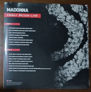Madonna Finally Enough Love 2 LP + slipmat
