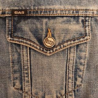 Gas chaqueta vaqueros marca original Italia 