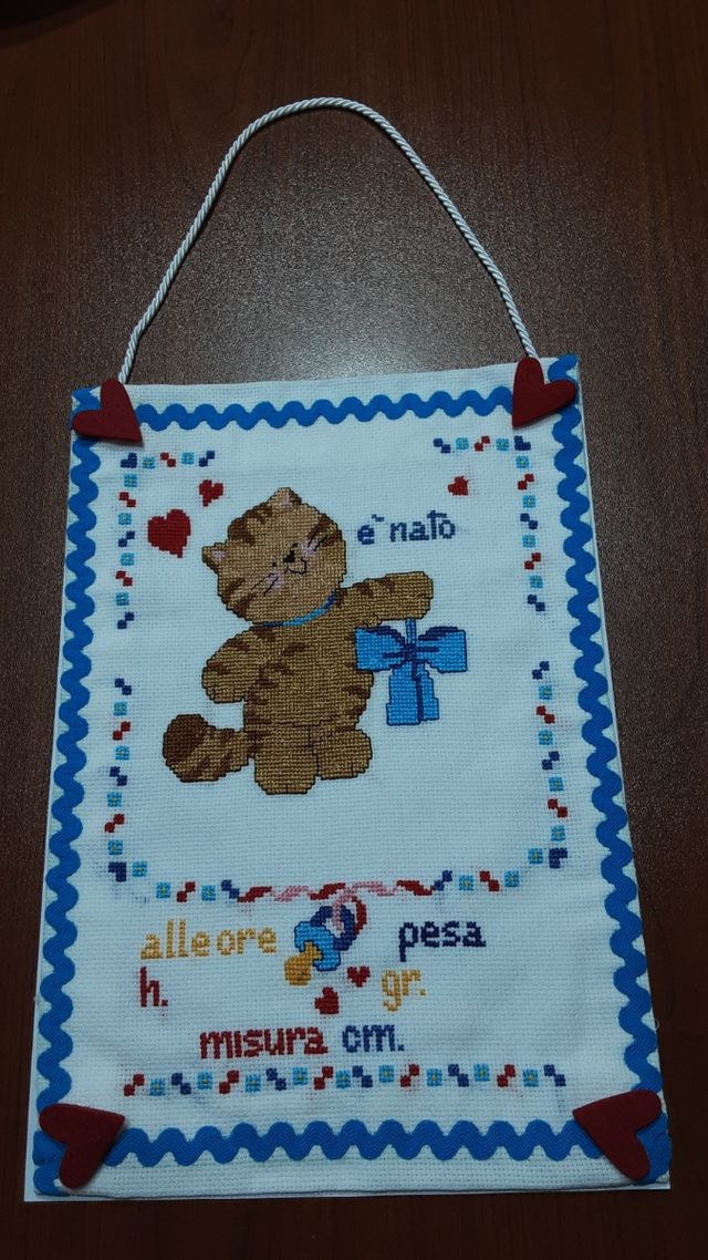 arazzo per nascita da personalizzare