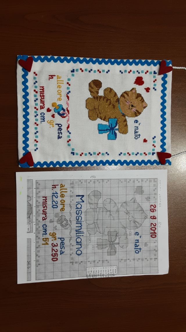 arazzo per nascita da personalizzare