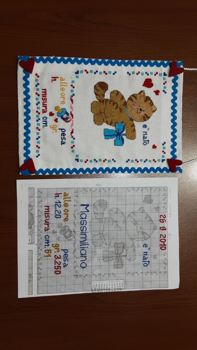 arazzo per nascita da personalizzare