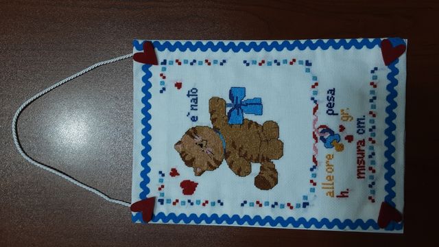 arazzo per nascita da personalizzare