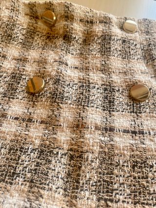 Falda pantalón tweed Zara