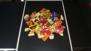 Poster Mario Bros Zelda Pacman Sonic Nintendo Sega