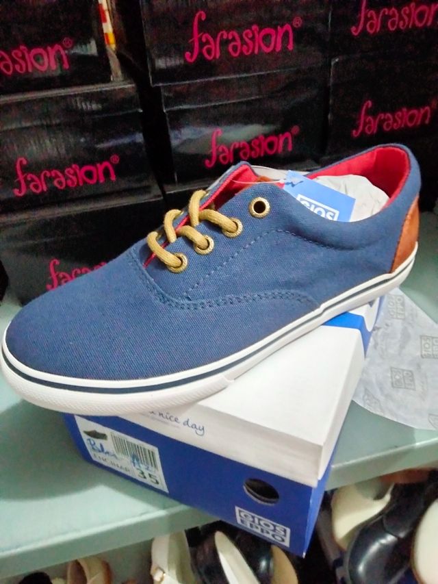 zapatilla lona niño gios eppo