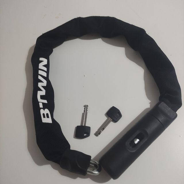 Candado cadena bicicleta