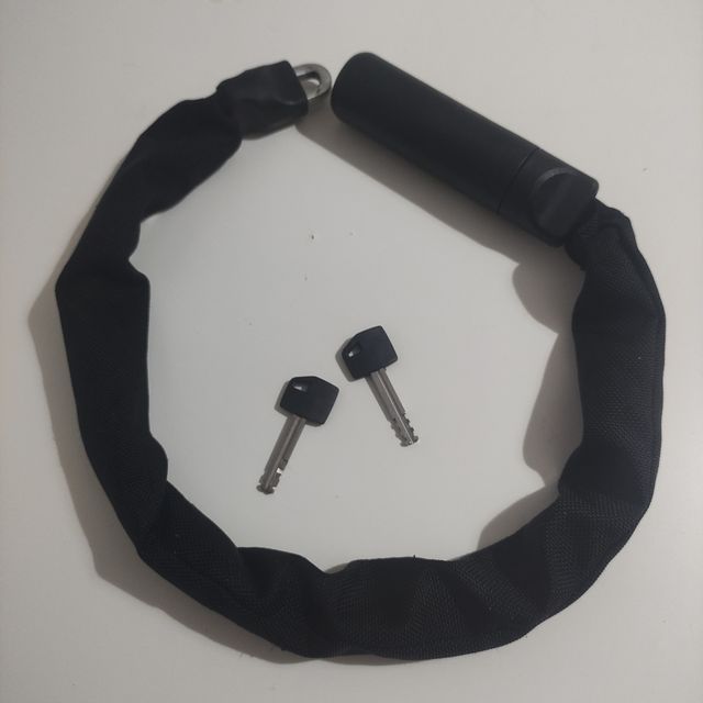 Candado cadena bicicleta