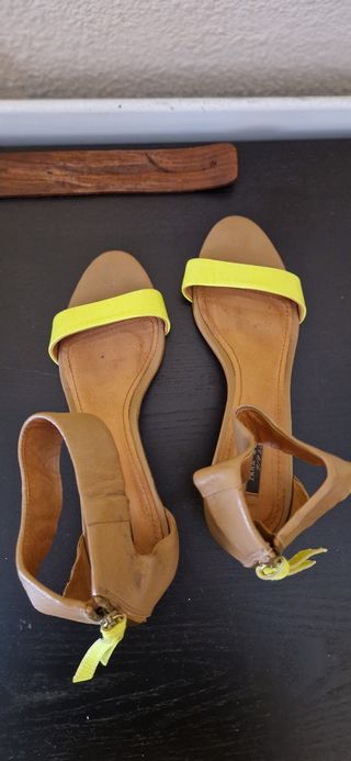 zapatos n°40 fiesta piel €5 c/u