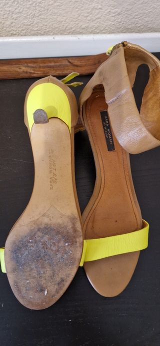 zapatos n°40 fiesta piel €5 c/u