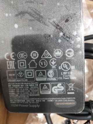 cargador Microsoft bok 2 modelo 1798