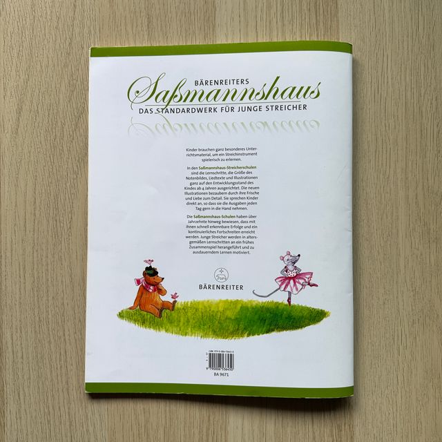 SASSMANNSHAUS Primeros Pasos violín