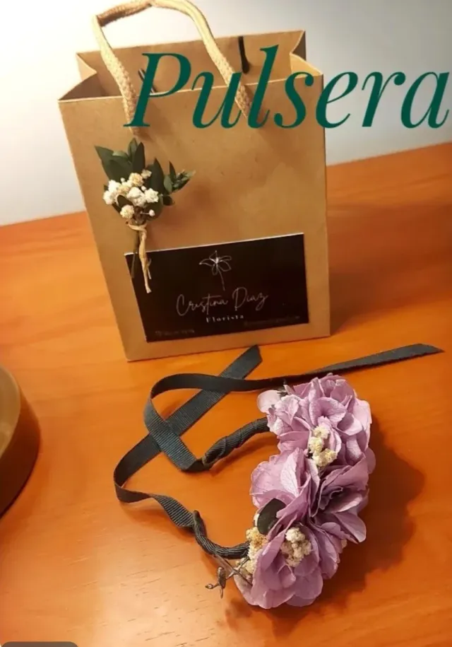 Pulseras flor. Varios modelos.