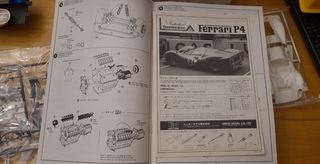 Maqueta Ferrari P4 1/24