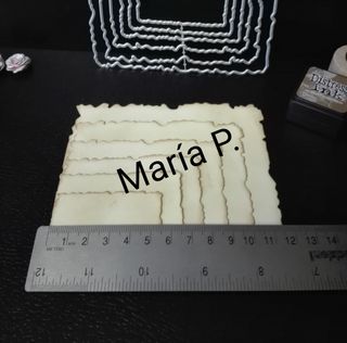 Set de troqueles efecto papel envejecido