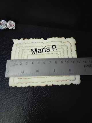 Set de troqueles efecto papel envejecido