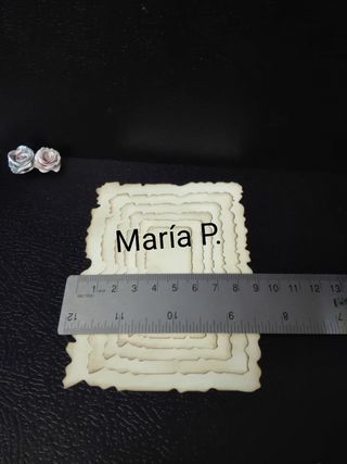 Set de troqueles efecto papel envejecido