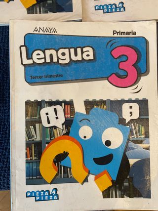 Libros Lengua 3 de primaria Anaya