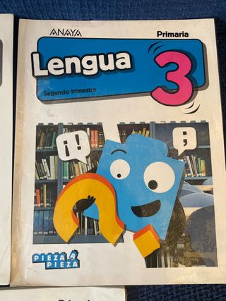 Libros Lengua 3 de primaria Anaya